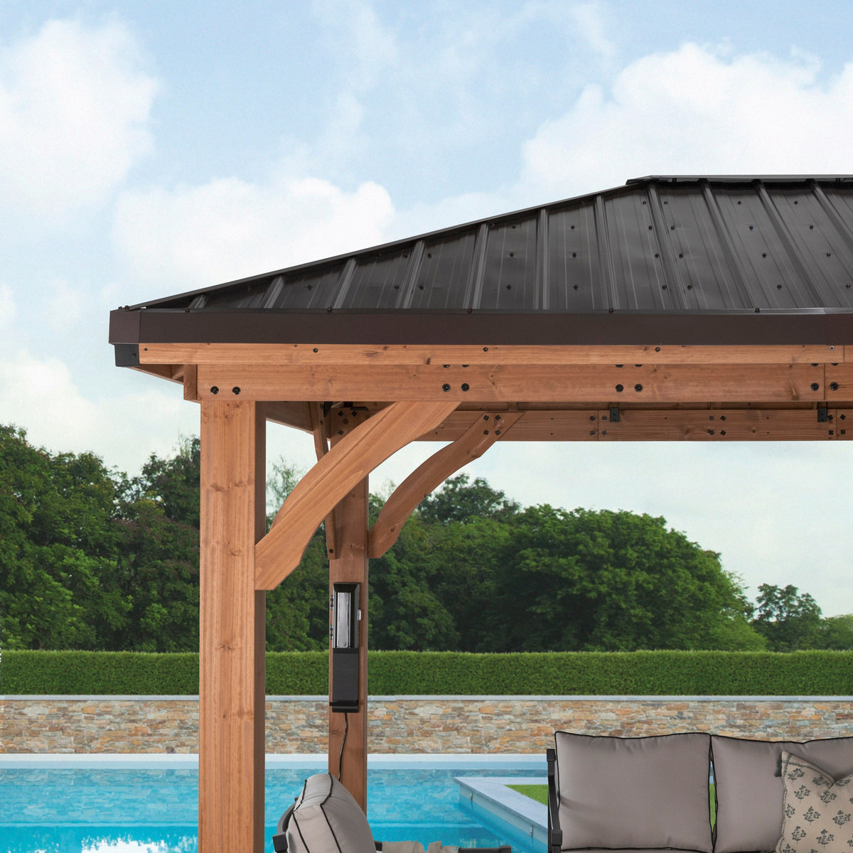 Barrington Gazebo — 3.7m x 3m product photo 5