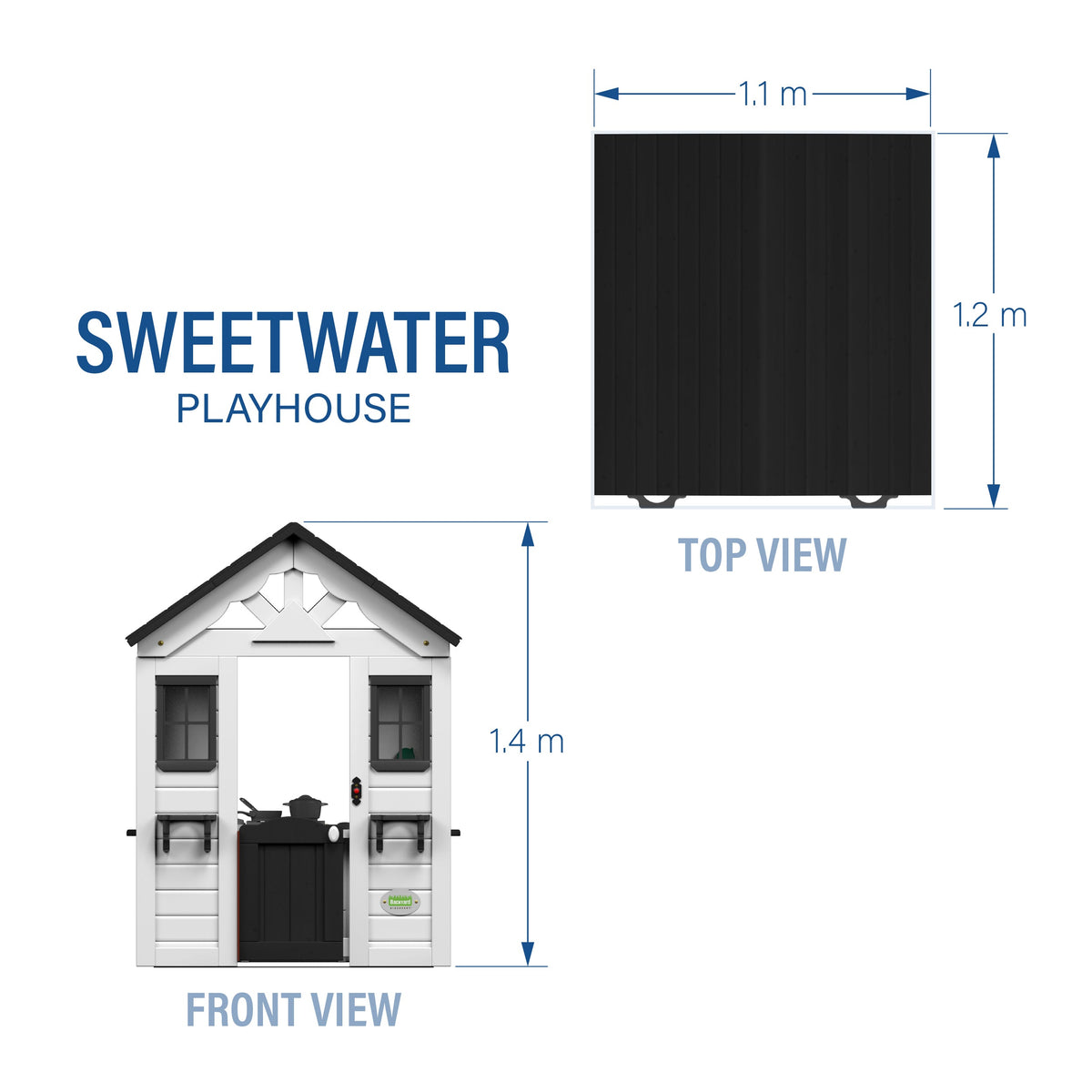 Sweetwater White Cubby House product photo 2