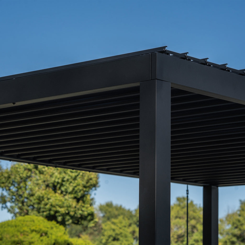 Sarasota Steel Louvered Pergola — 3.6m x 3m product photo 11