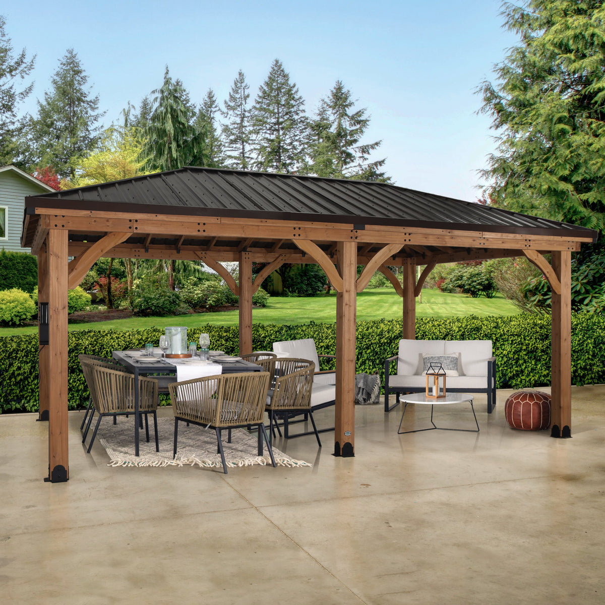 Barrington Gazebo-Carport — 6.1m x 3.7m product photo