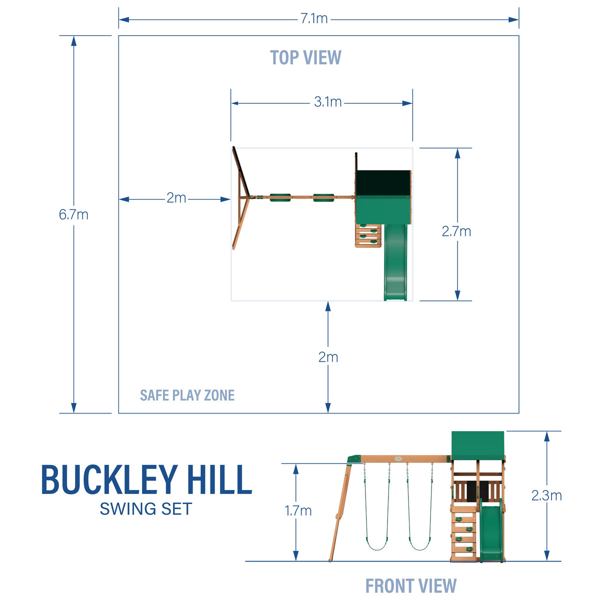 Buckley Hill Swing Set product photo 2