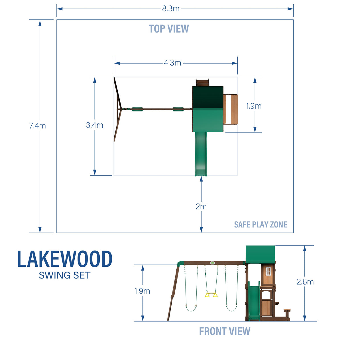 Lakewood Swing Set product photo 2