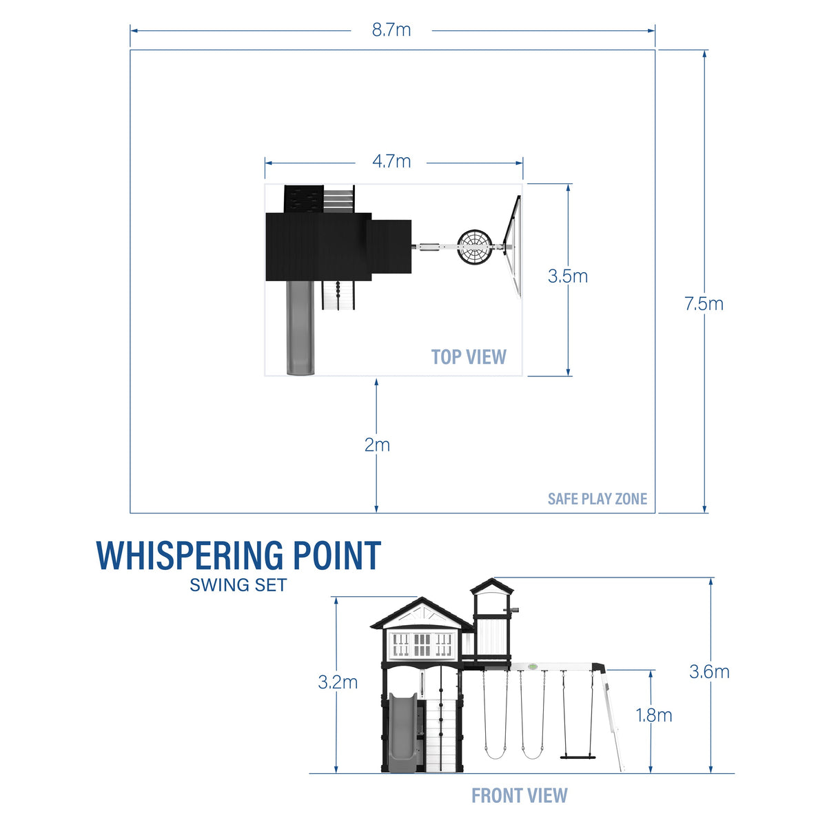 Whispering Point Swing Set product photo 2