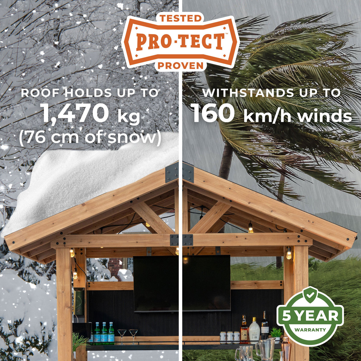Palisade Outdoor Bar — 2.7m x 1.8m product photo 3