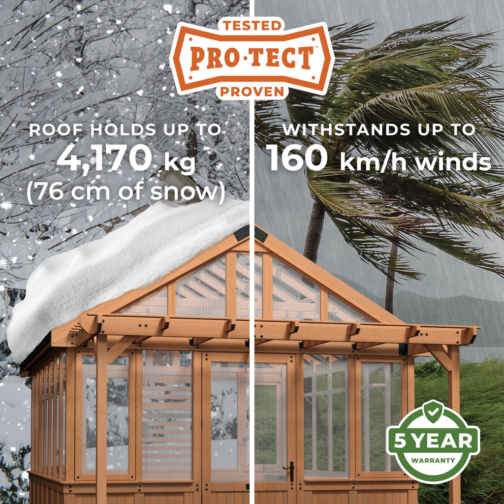 Bellerose XL Greenhouse — 3.9m x 3.5m product photo 3