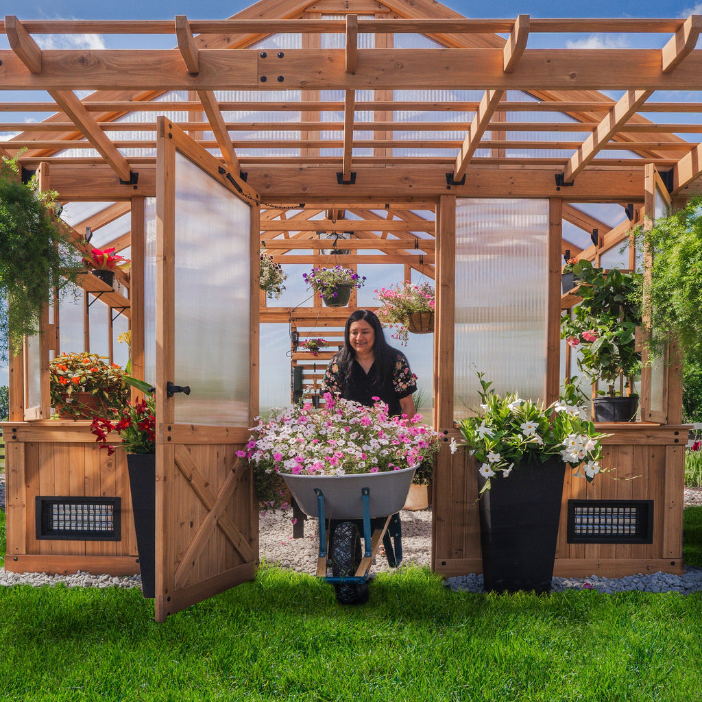 Bellerose XL Greenhouse — 3.9m x 3.5m product photo 12