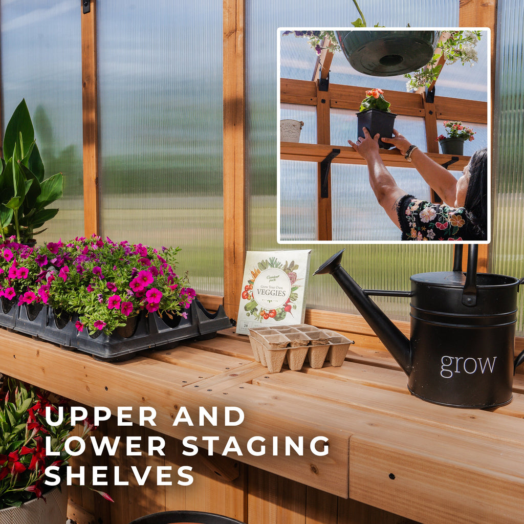 Bellerose XL Greenhouse — 3.9m x 3.5m product photo 8