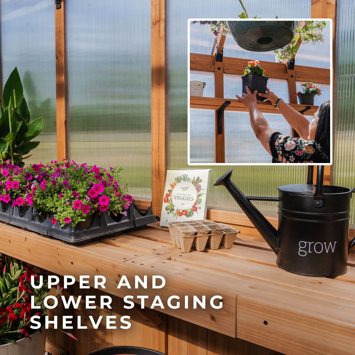 Bellerose XL Greenhouse — 3.9m x 3.5m product photo 8