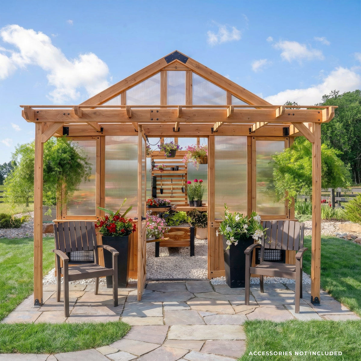 Bellerose XL Greenhouse — 3.9m x 3.5m product photo 13