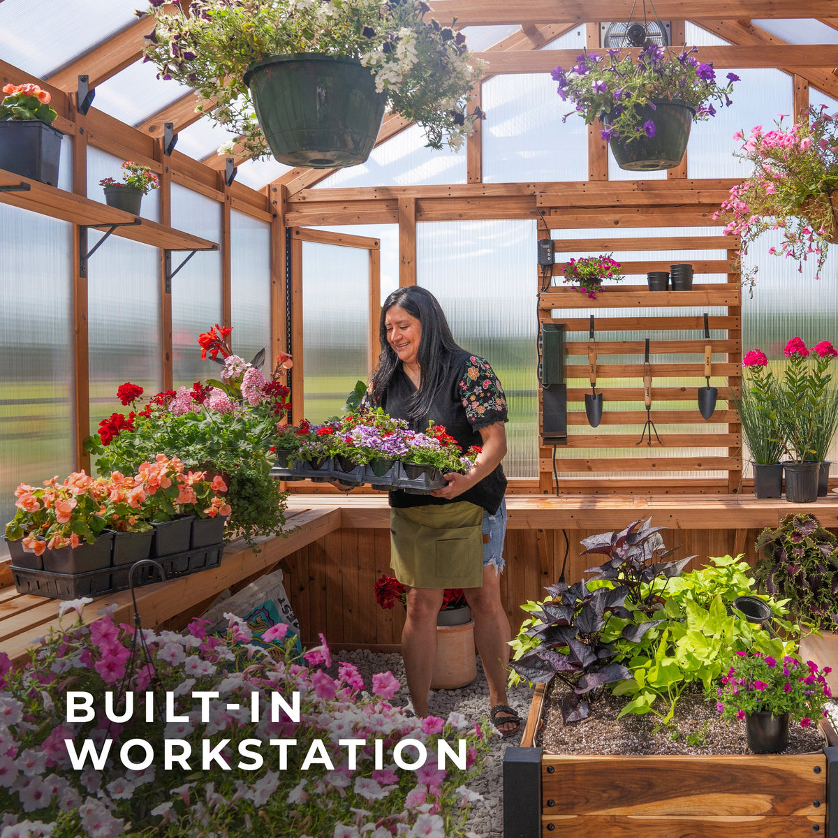 Bellerose XL Greenhouse — 3.9m x 3.5m product photo 7