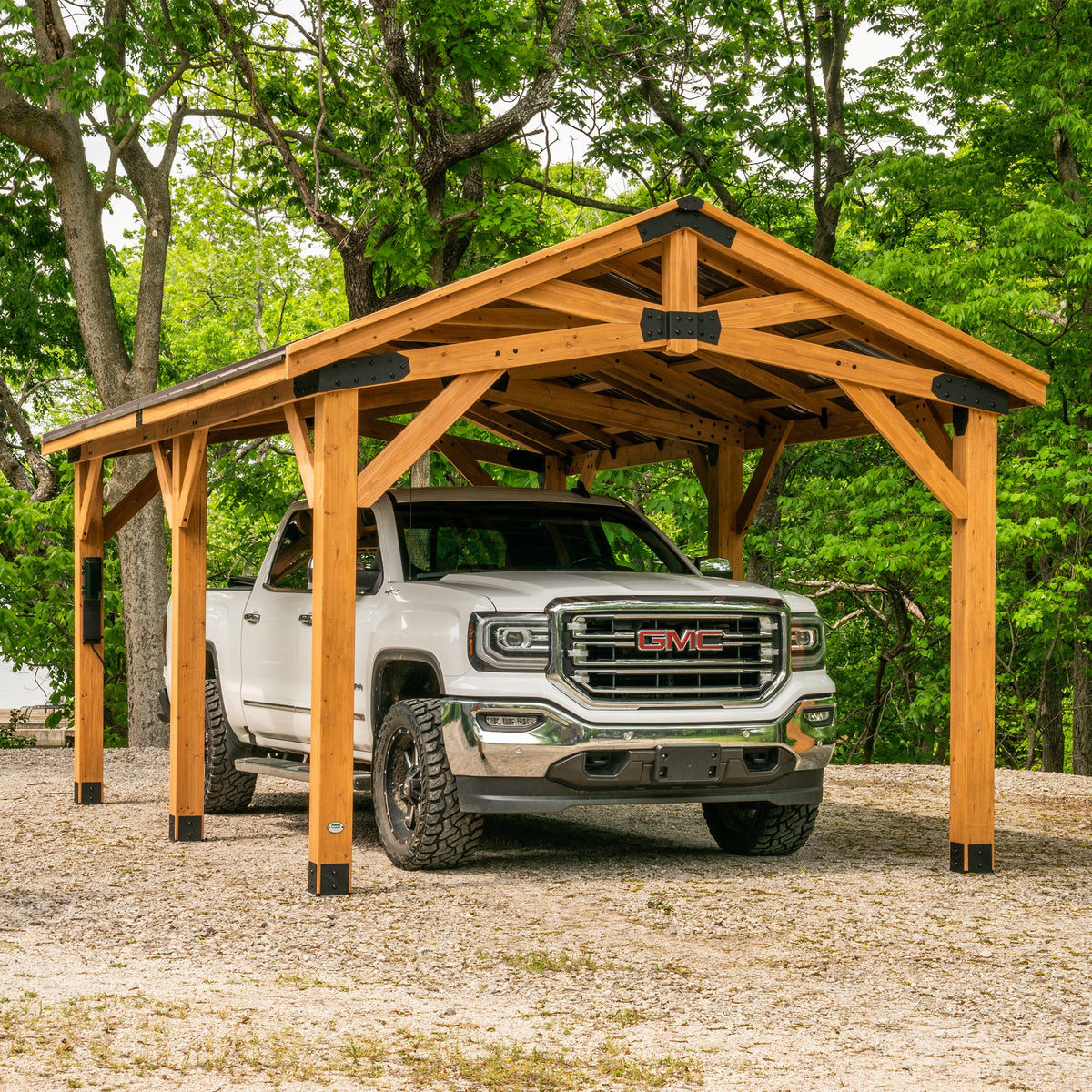Norwood Carport-Gazebo — 6.1m x 3.7m product photo