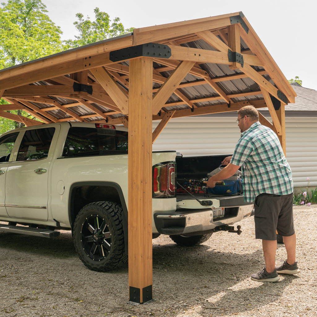 Norwood Carport-Gazebo — 6.1m x 3.7m product photo 5