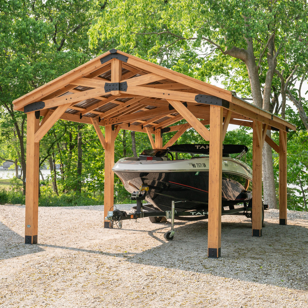 Norwood Carport-Gazebo — 6.1m x 3.7m product photo 9