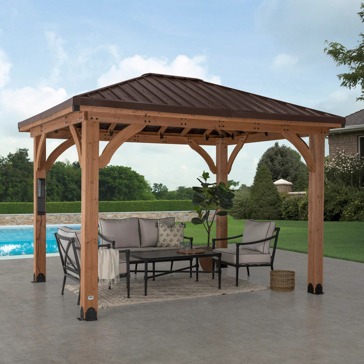 Barrington Gazebo — 3.7m x 3m product photo