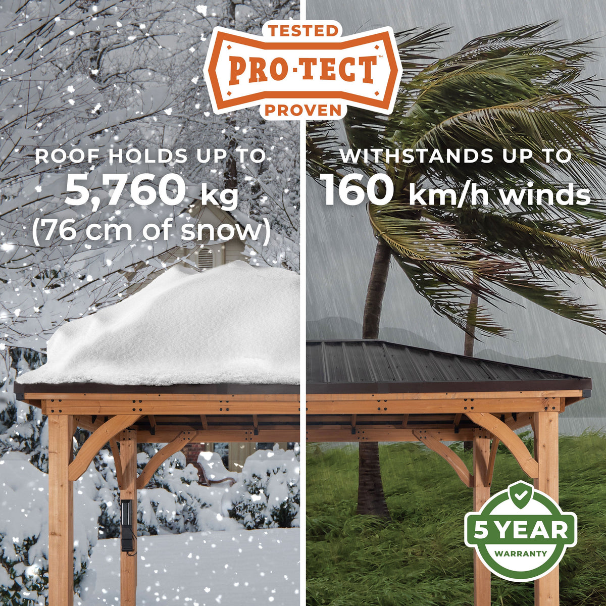 Barrington Gazebo-Carport — 6.1m x 3.7m product photo 3
