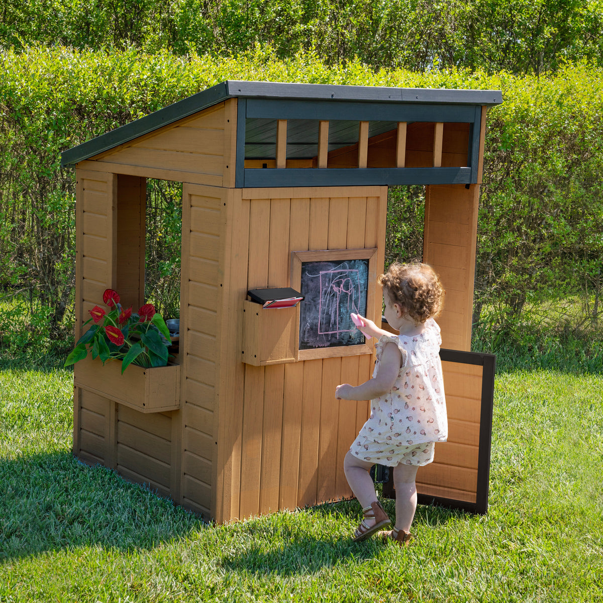 Caraway Cottage Light Brown Cubby House product photo 7