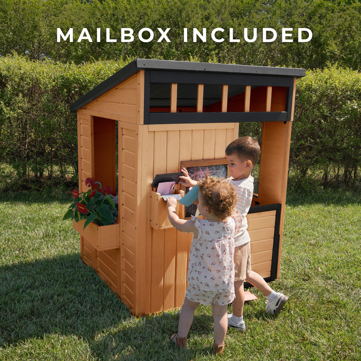 Caraway Cottage Light Brown Cubby House product photo 5