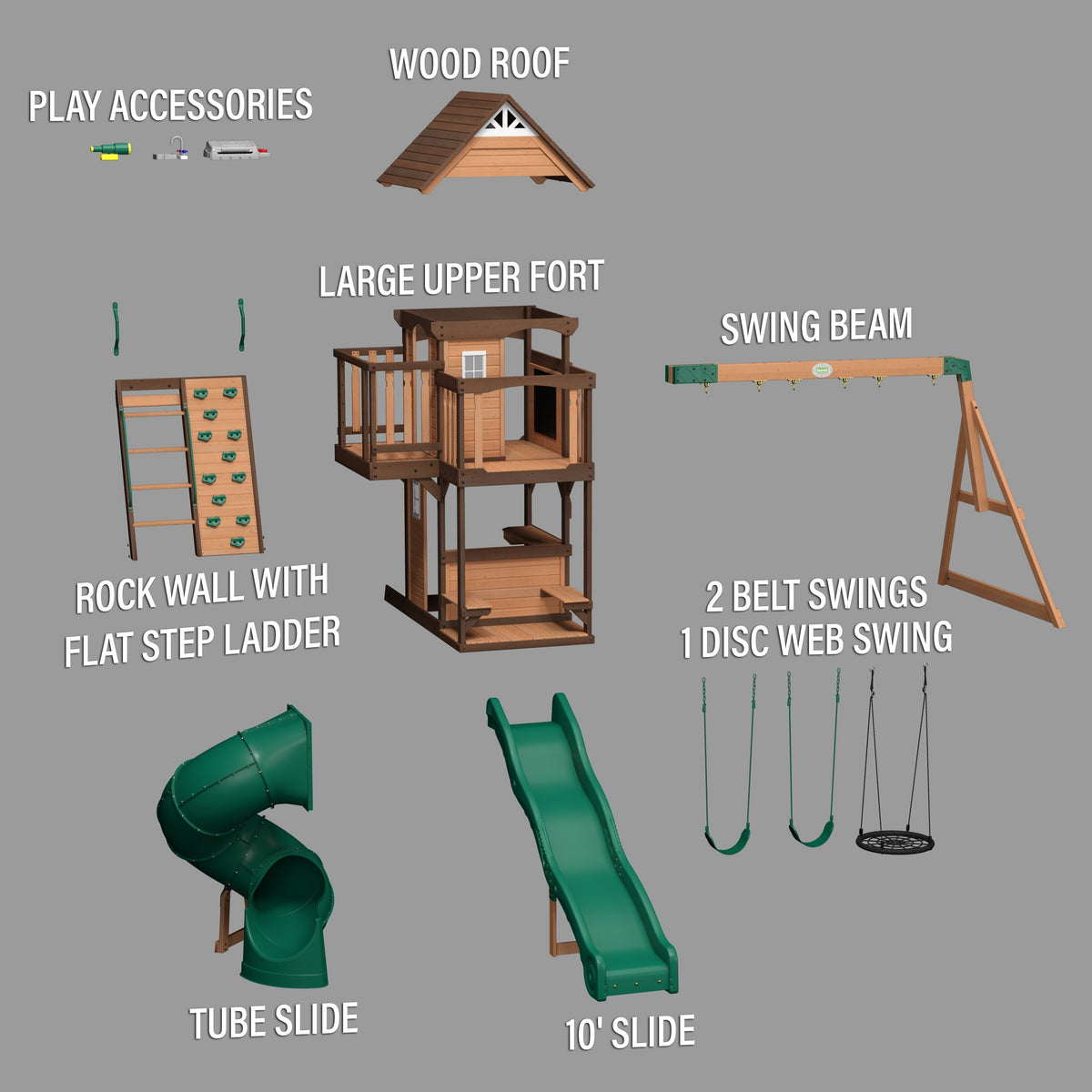 Cedar Cove Swing Set product photo 12
