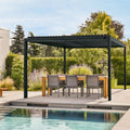 Sarasota Steel Louvered Pergola — 4.9m x 3m product photo