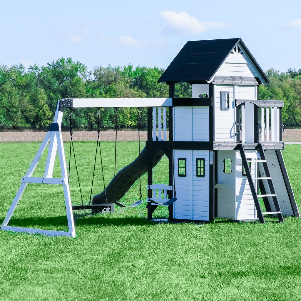 Canyon Creek White Play Centre Swing Set product photo 12