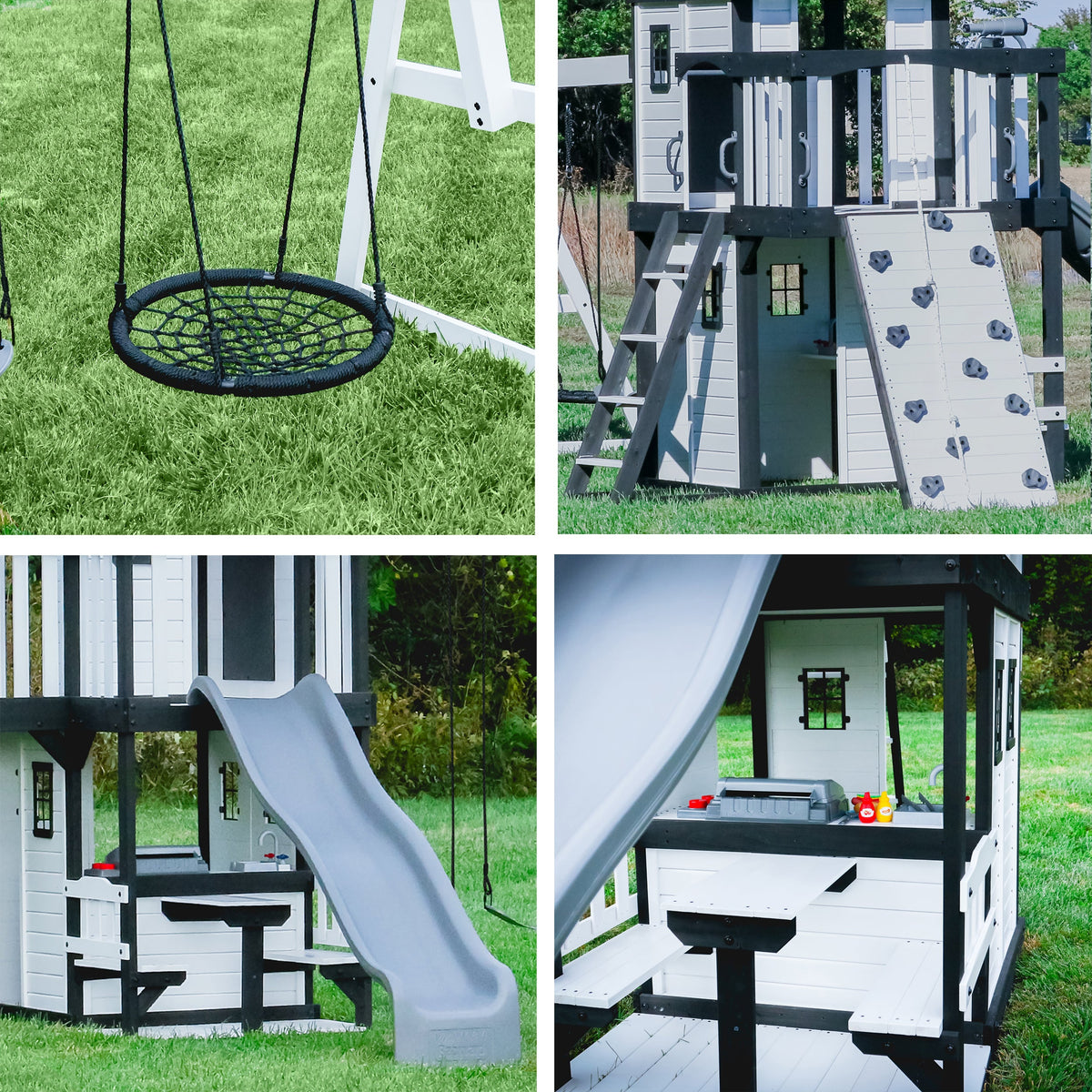 Canyon Creek White Play Centre Swing Set product photo 3