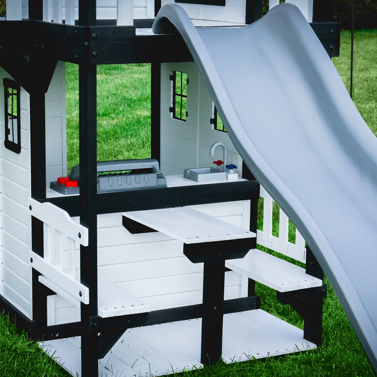 Canyon Creek White Play Centre Swing Set product photo 10
