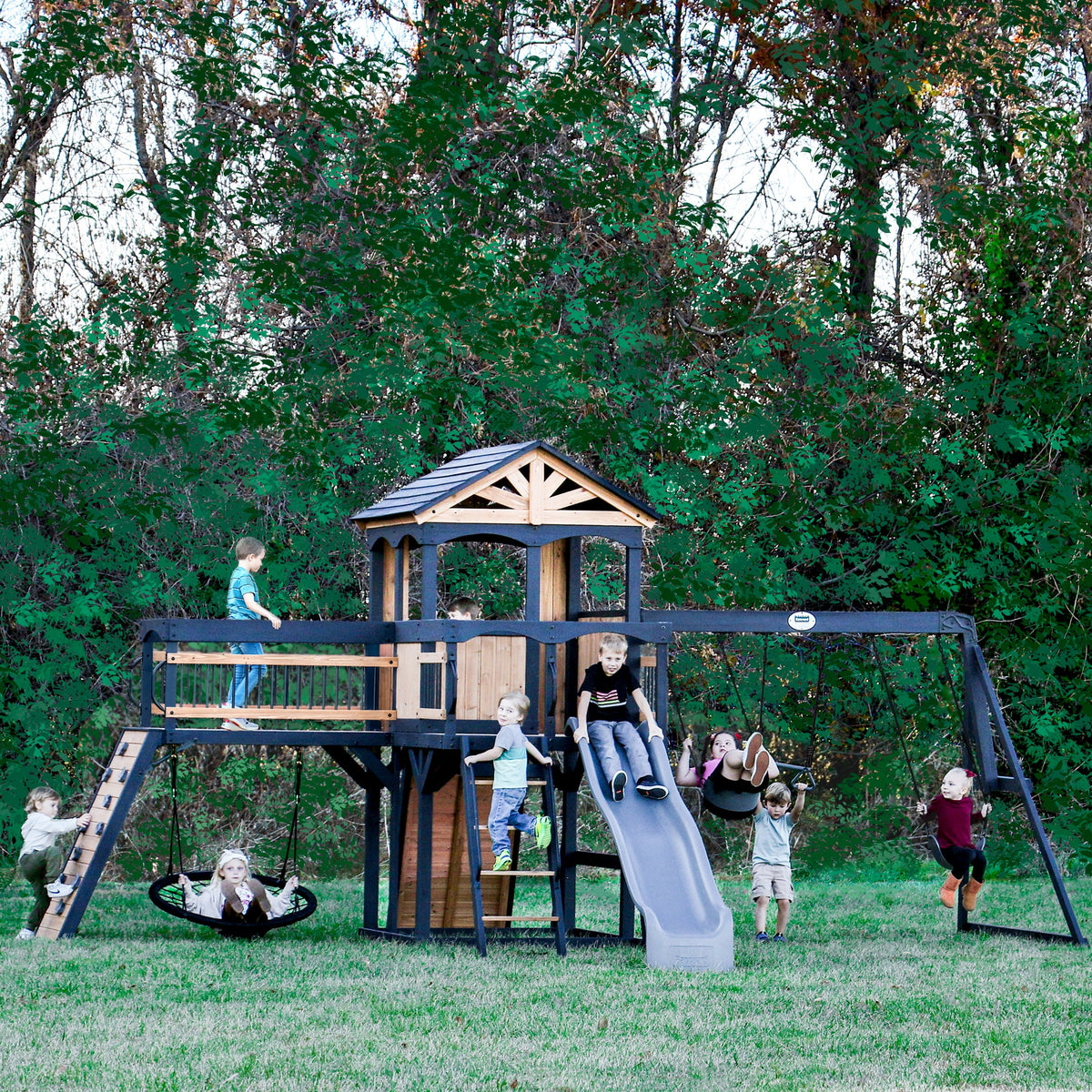 Timber Crossing Play Centre Swing Set product photo