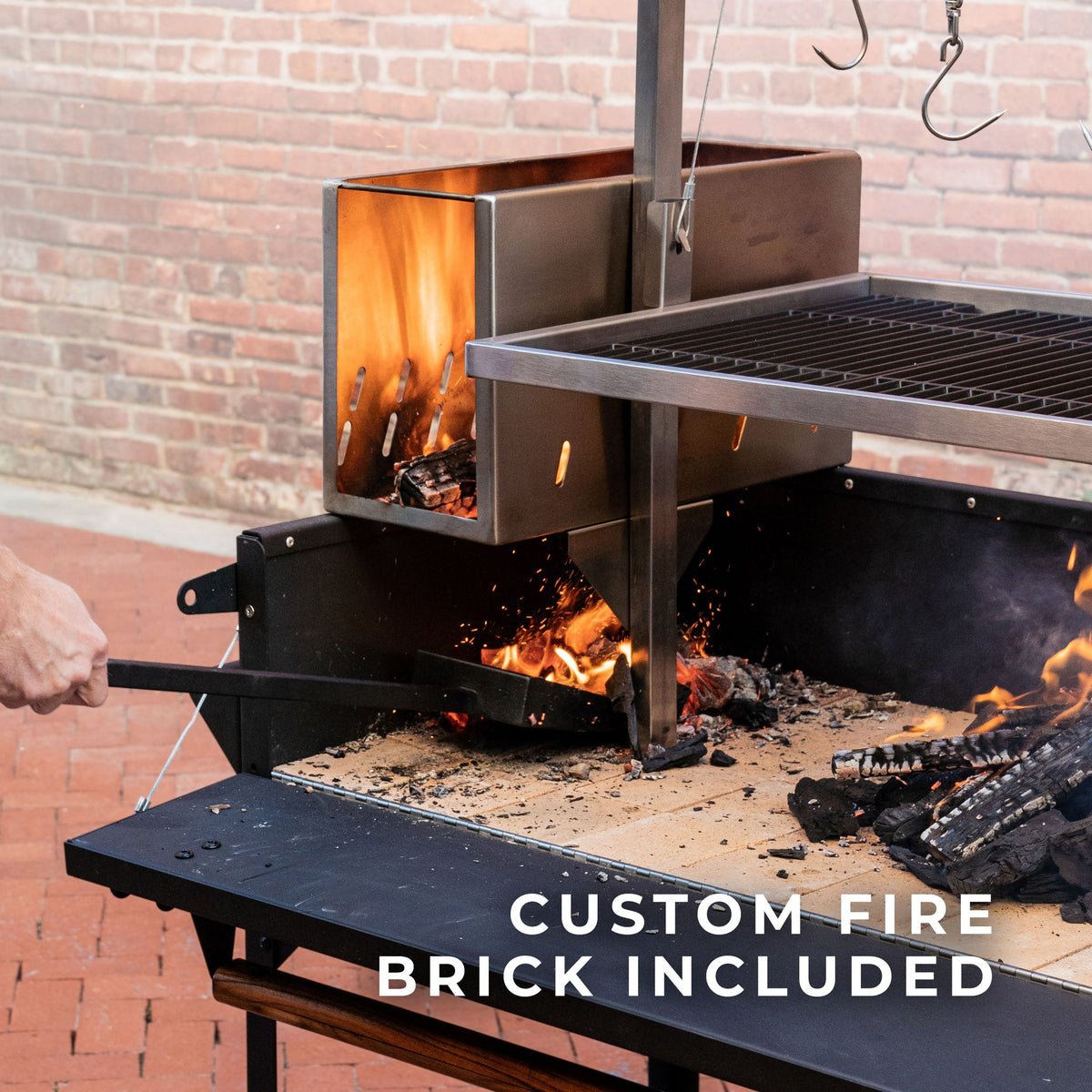 Argentine Santa Maria Wood Fire & Charcoal BBQ Grill product photo 4