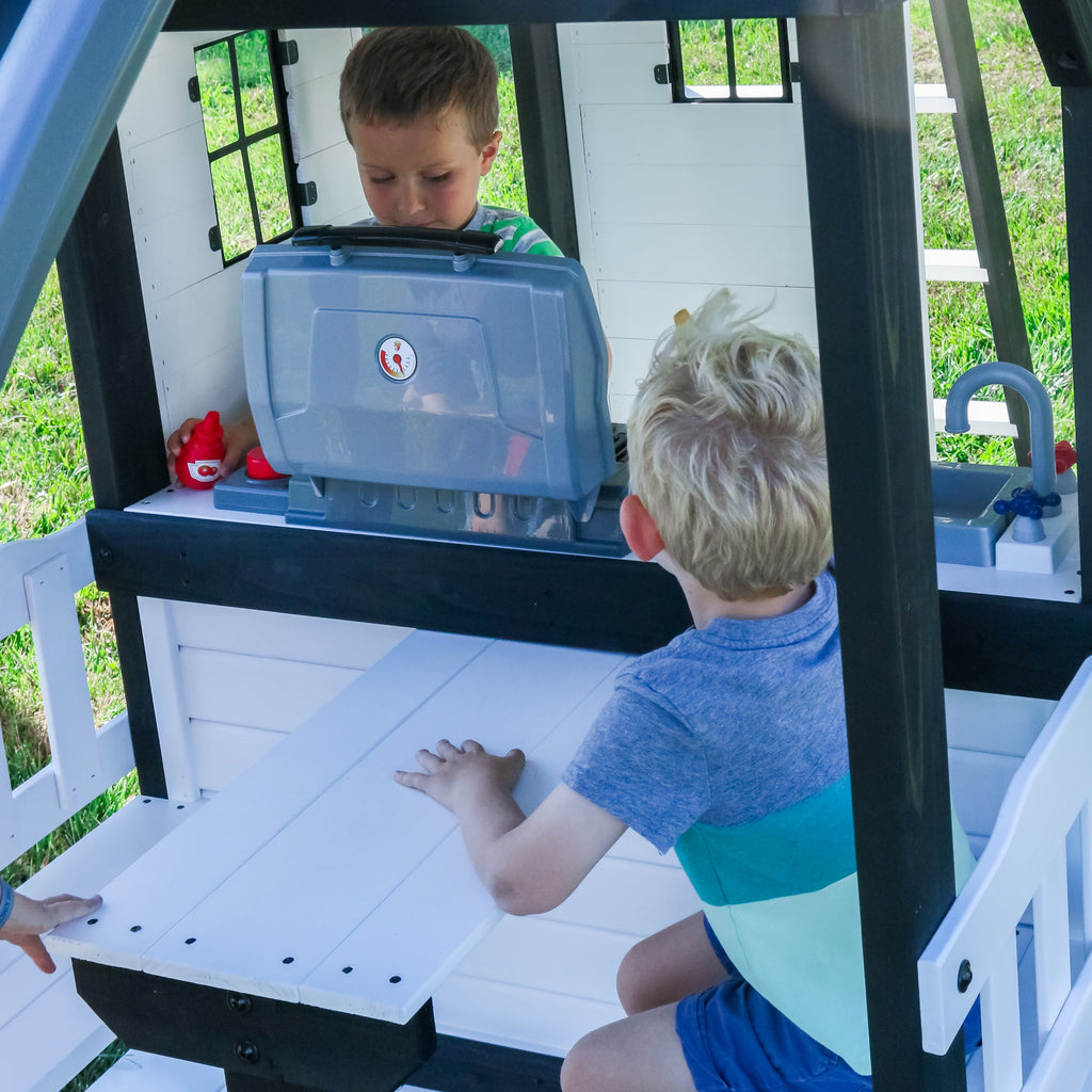 Canyon Creek White Play Centre Swing Set product photo 5