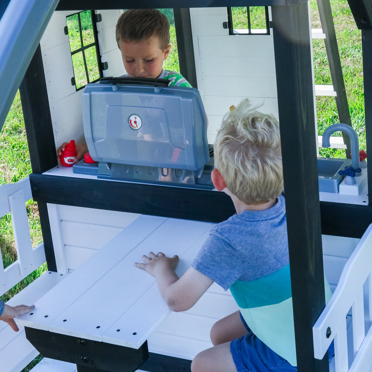 Canyon Creek White Play Centre Swing Set product photo 5