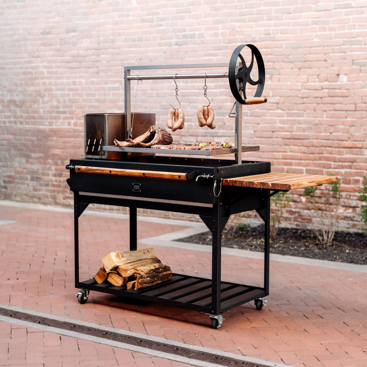 Argentine Santa Maria Wood Fire & Charcoal BBQ Grill product photo 12